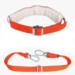 Safety Belt W/ Adjustable Lanyard Tree Climbing Belt Harness W/ Fall Protection